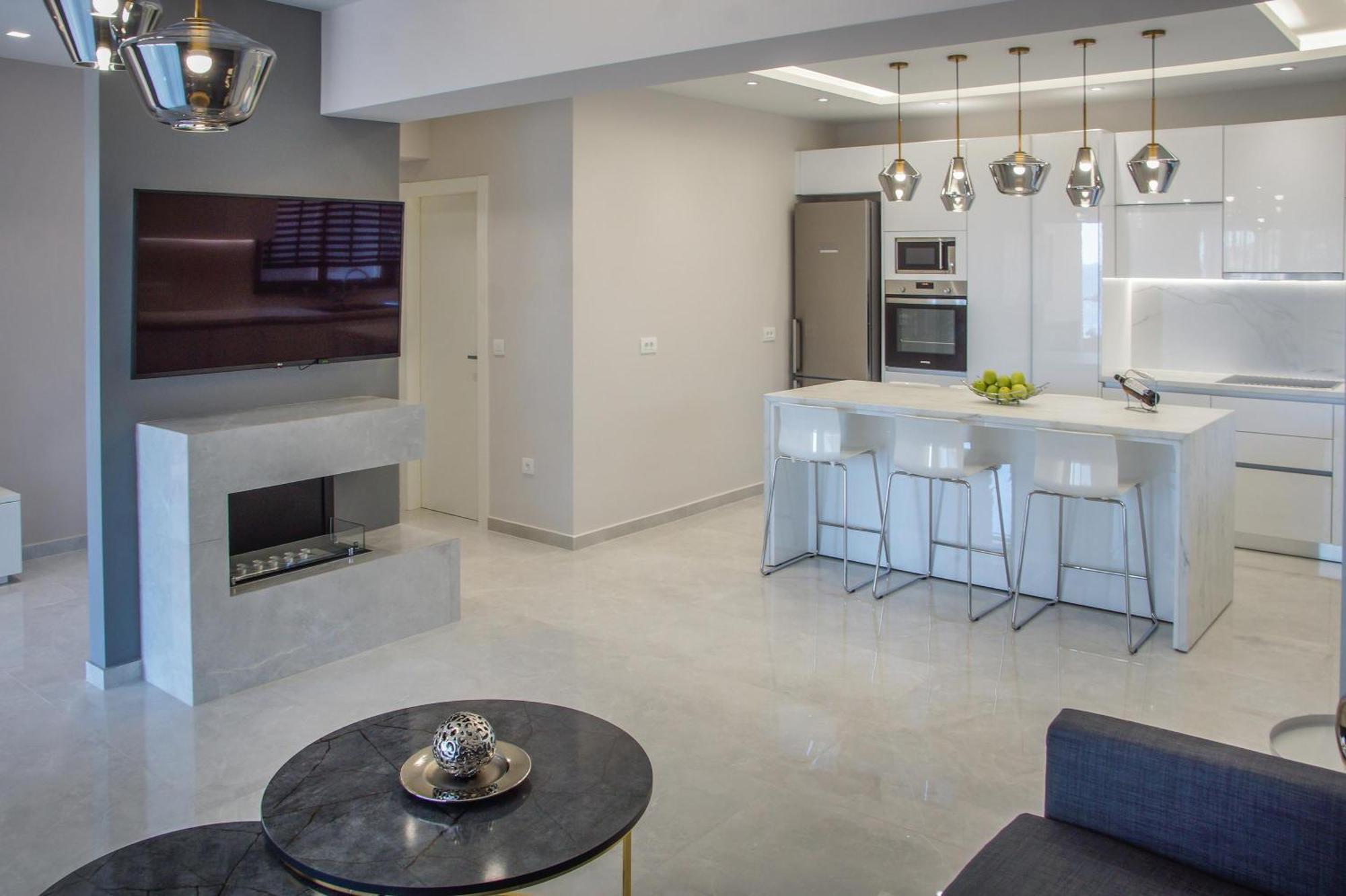 Aquamarine Luxury Suites Archangelos  Ngoại thất bức ảnh