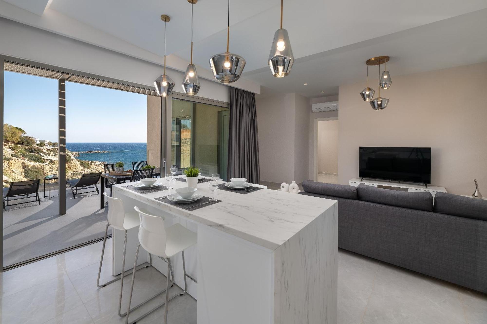 Aquamarine Luxury Suites Archangelos  Ngoại thất bức ảnh
